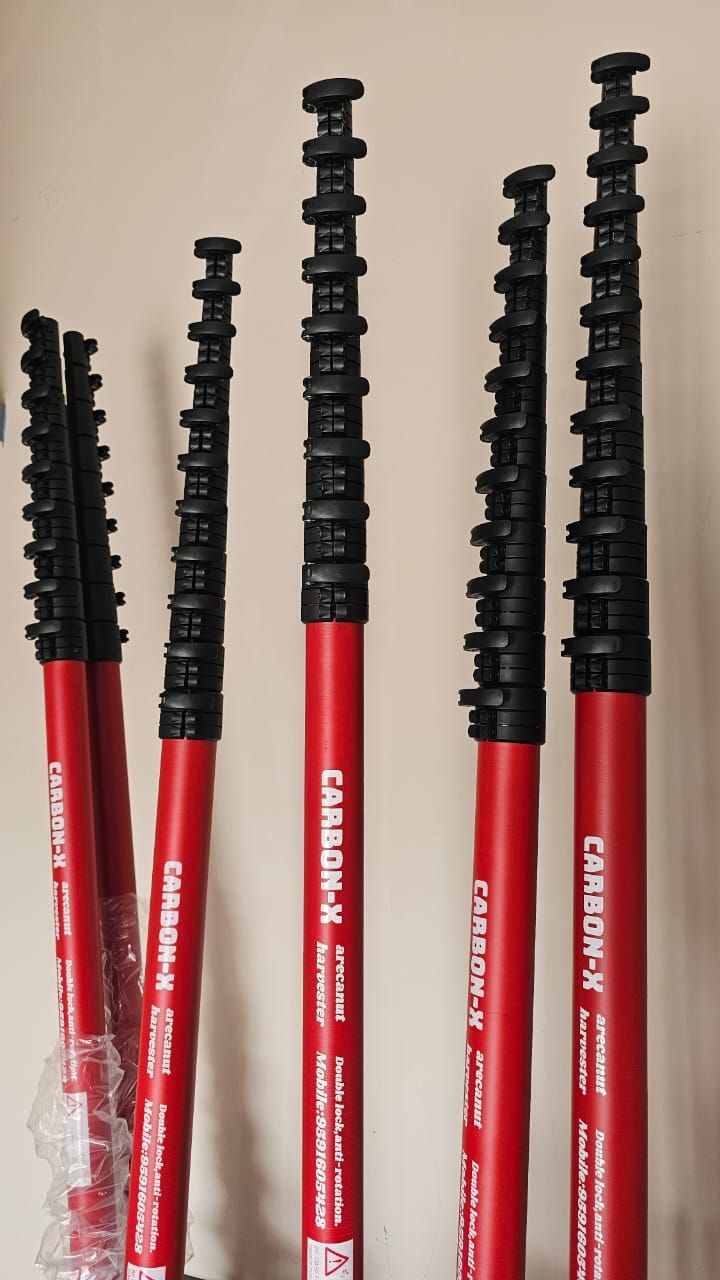 carbon fiber telescopic harvester - red