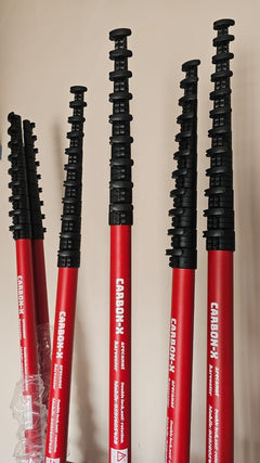 carbon fiber telescopic harvester - red